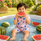 Printed Linen Co-Ord Set for Baba Boys