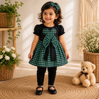 Black Butterfly Frock for Baby Girls