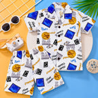 Printed Linen Co-Ord Set for Baba Boys