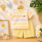 Rainbow Style Summer Shirt & Short for Baba Boys