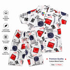 Printed Linen Co-Ord Set for Baba Boys