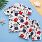 Printed Linen Co-Ord Set for Baba Boys