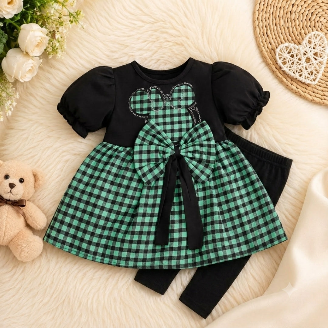 Black Butterfly Frock for Baby Girls