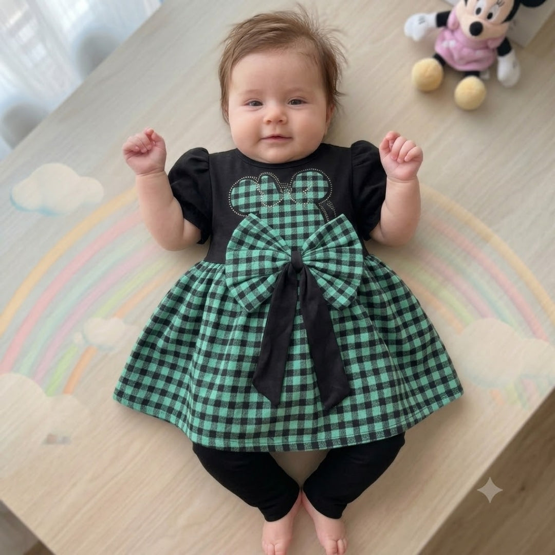 Black Butterfly Frock for Baby Girls