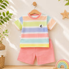 Rainbow Style Summer Shirt & Short for Baba Boys