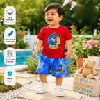Popeye Summer Shirt & Short for Baba Boys