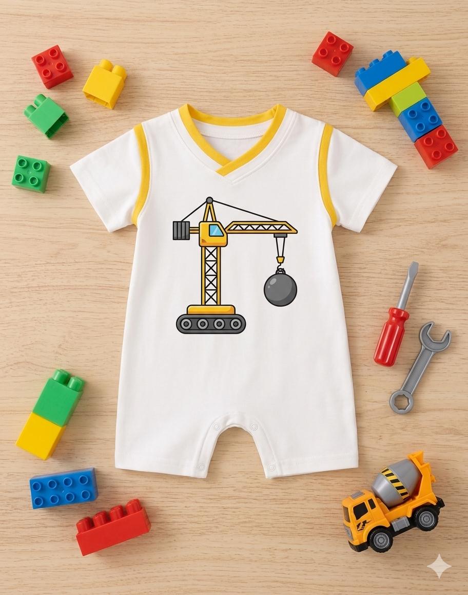 Little Engineer Baby Playsuit