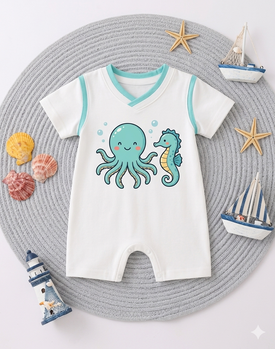 Sea Star Fish Playsuit