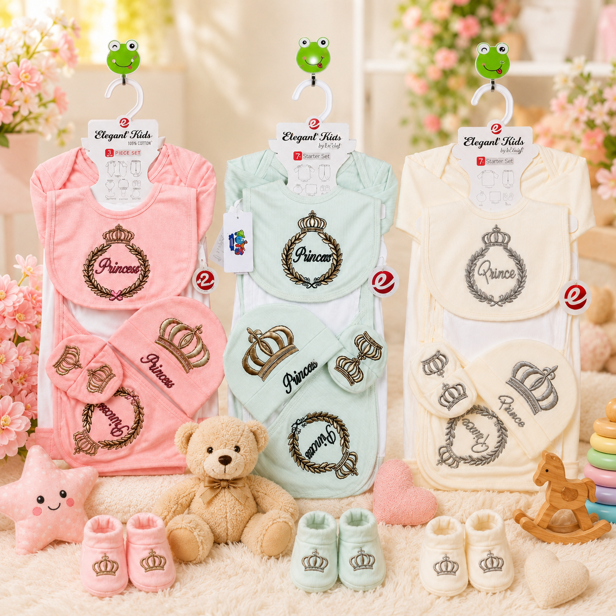 7 Piece of Set Gift for Newborn Girls